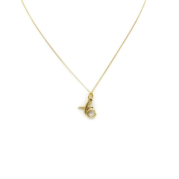 Tiffany & Co. 18K Gold XO Paloma Picasso Necklace